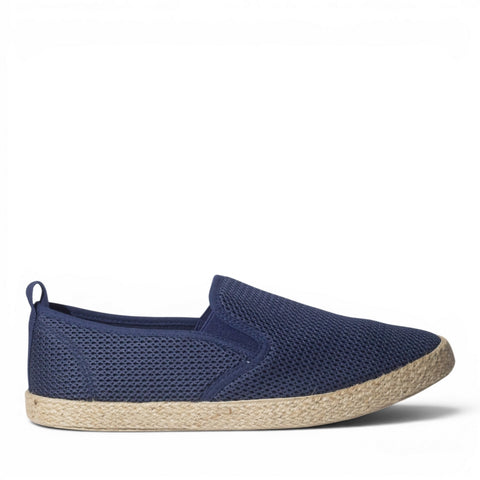 Europeon Union Men Navy Cloth Espadrilles #5203