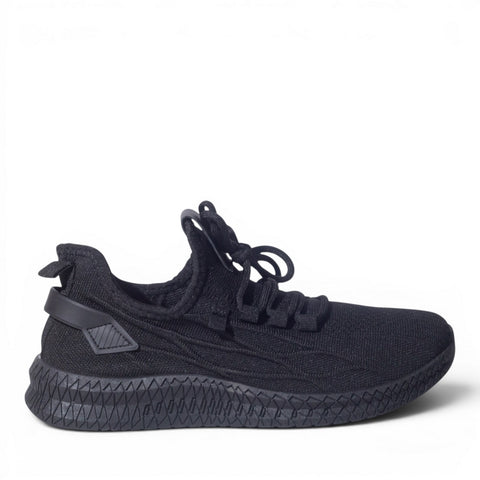 Europeon Union Men Black Cloth Shoes #5209