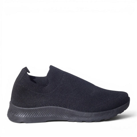 Europeon Union Men Black Cloth Shoes #5211