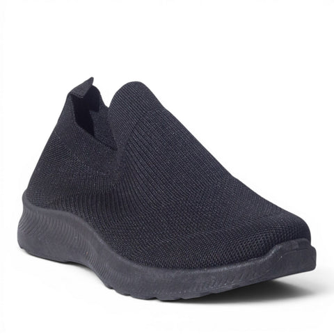 Europeon Union Men Black Cloth Shoes #5211