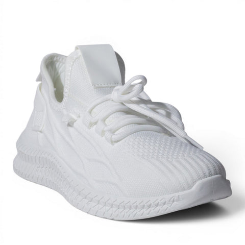 Europeon Union Men White Cloth Shoes #5212