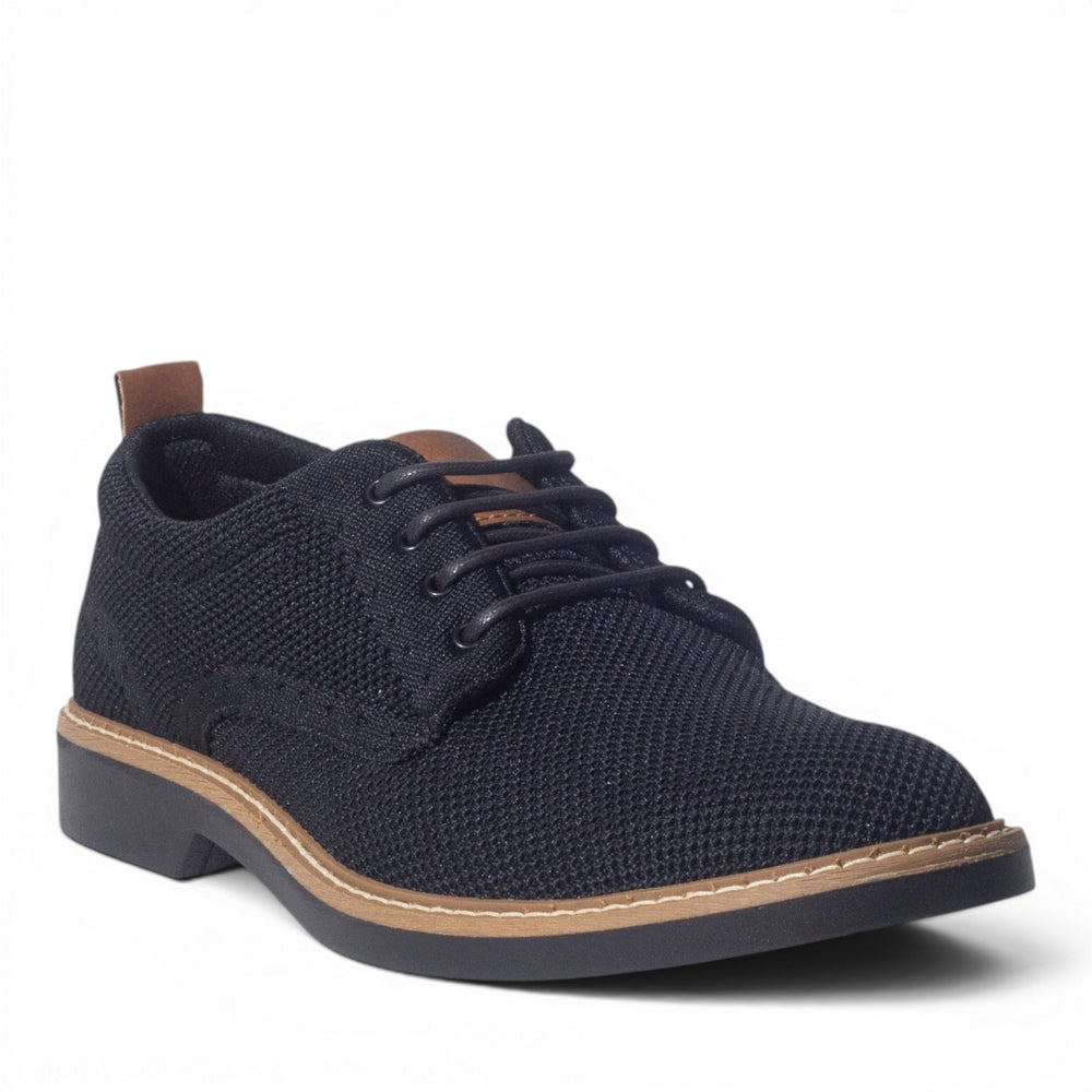 Italian Men Black Cloth Shoes #5215