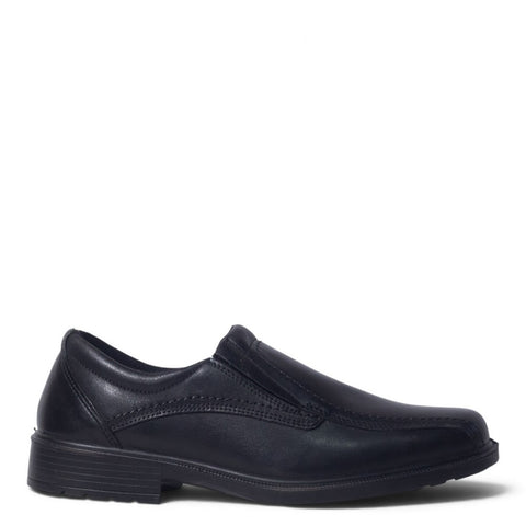 Italian Men Black Leather Shoes #5254