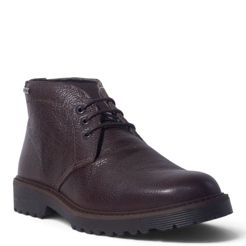 Italian Men Brown Leather Half Boot #5262