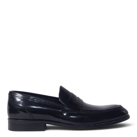 Italian Men Black Vernis Leather Shoes #5271