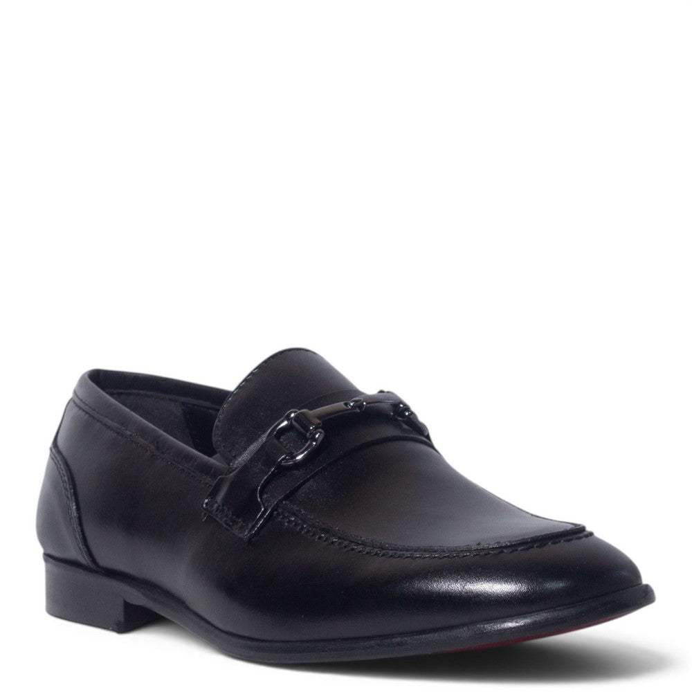 Italian Men Black Leather Shoes #5275