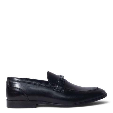 Italian Men Black Leather Shoes #5275