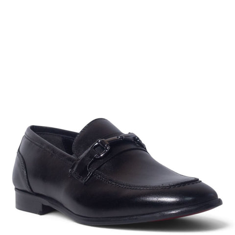 Italian Men Black Leather Shoes #5275