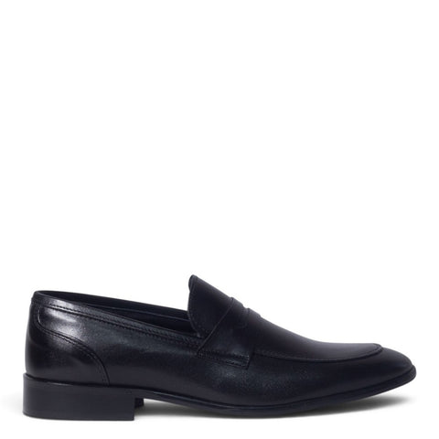 Italian Men Black Leather Shoes #5280