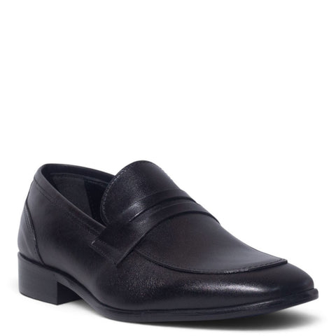Italian Men Black Leather Shoes #5280